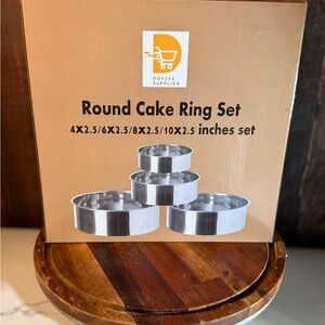 Doyzee Supplies Round Cake Ring Set